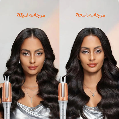 جهاز تجعيل الشعر التلقائي من SHEGLAM | طلاء سيراميك | تجعيلات دائمة | توصيل مجاني بالسعودية